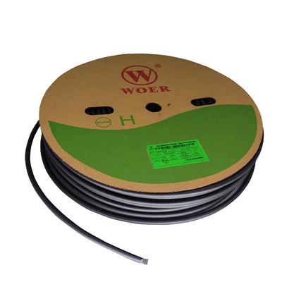 High-Performance Heat Shrink Polyolefin. Lage temperatuur activering (80°C+), sterke hechting, vlamvertrager, uitstekende elektrische isolatie, voor industriële elektrische systemen.