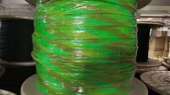 Goede prijs Vlamvertragend PET gevlochten mouw Abrasiebestendig en zuur-alkali bestand voor draadbescherming online