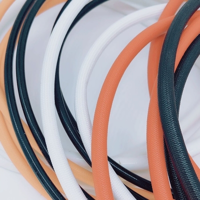 Goede prijs Witte Koker 100m, 12mm van de Siliconeglasvezel Gevlechte Glasvezelbuis online