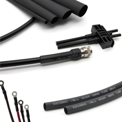 Goede prijs 3.2mm krimpt de Dubbele Muurhitte Buispolyolefin Zwarte 1mm online